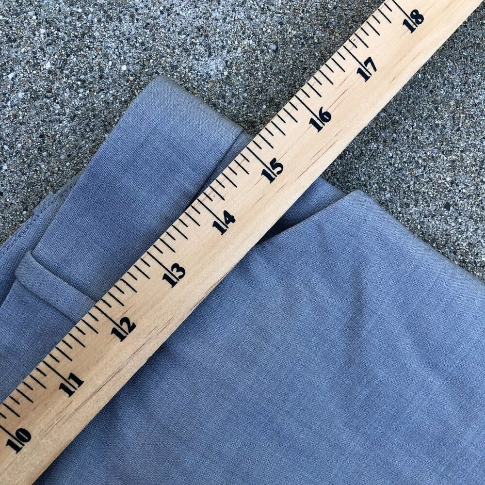 THEORY Izelle Dress Pants Women's 2 Petite Wool Blend Grey Work Office B…​​ - Picture 8 of 9